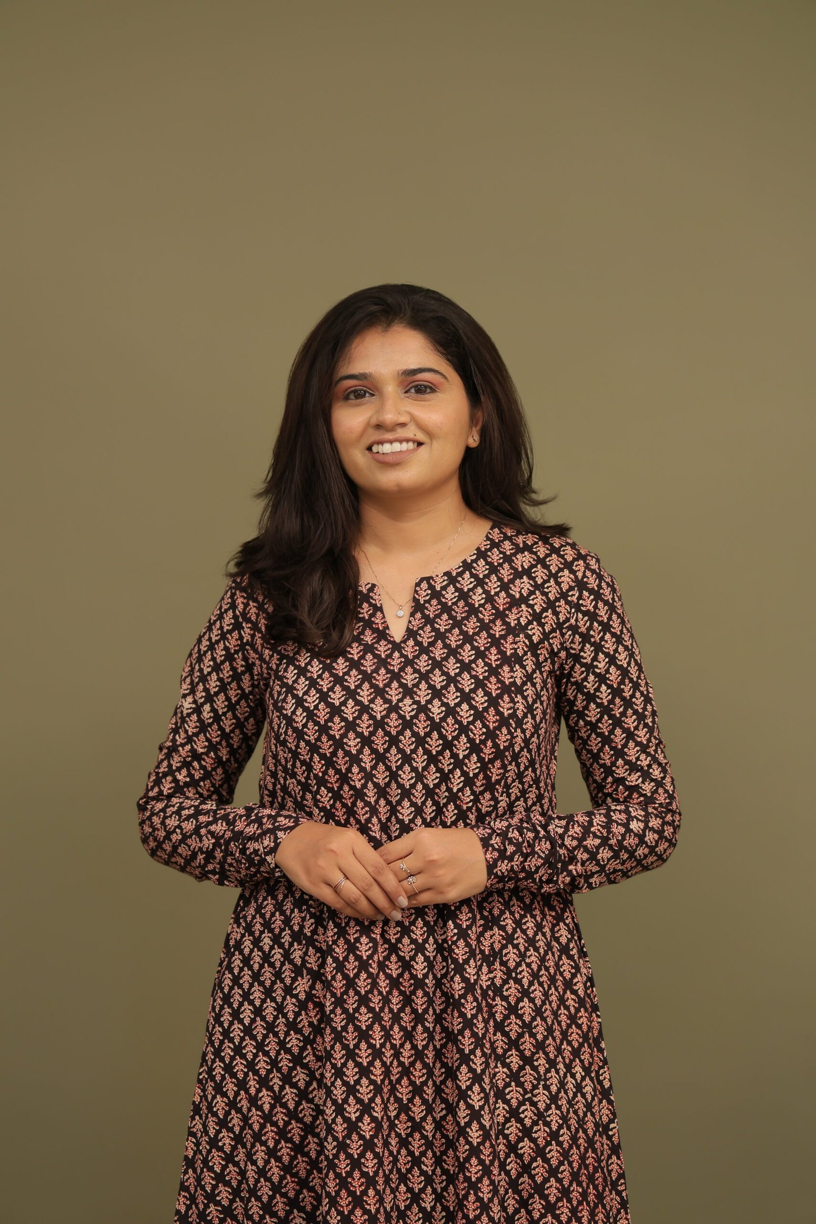 Nargis Bagru Handblock Cotton Kali Kurta - Image 7