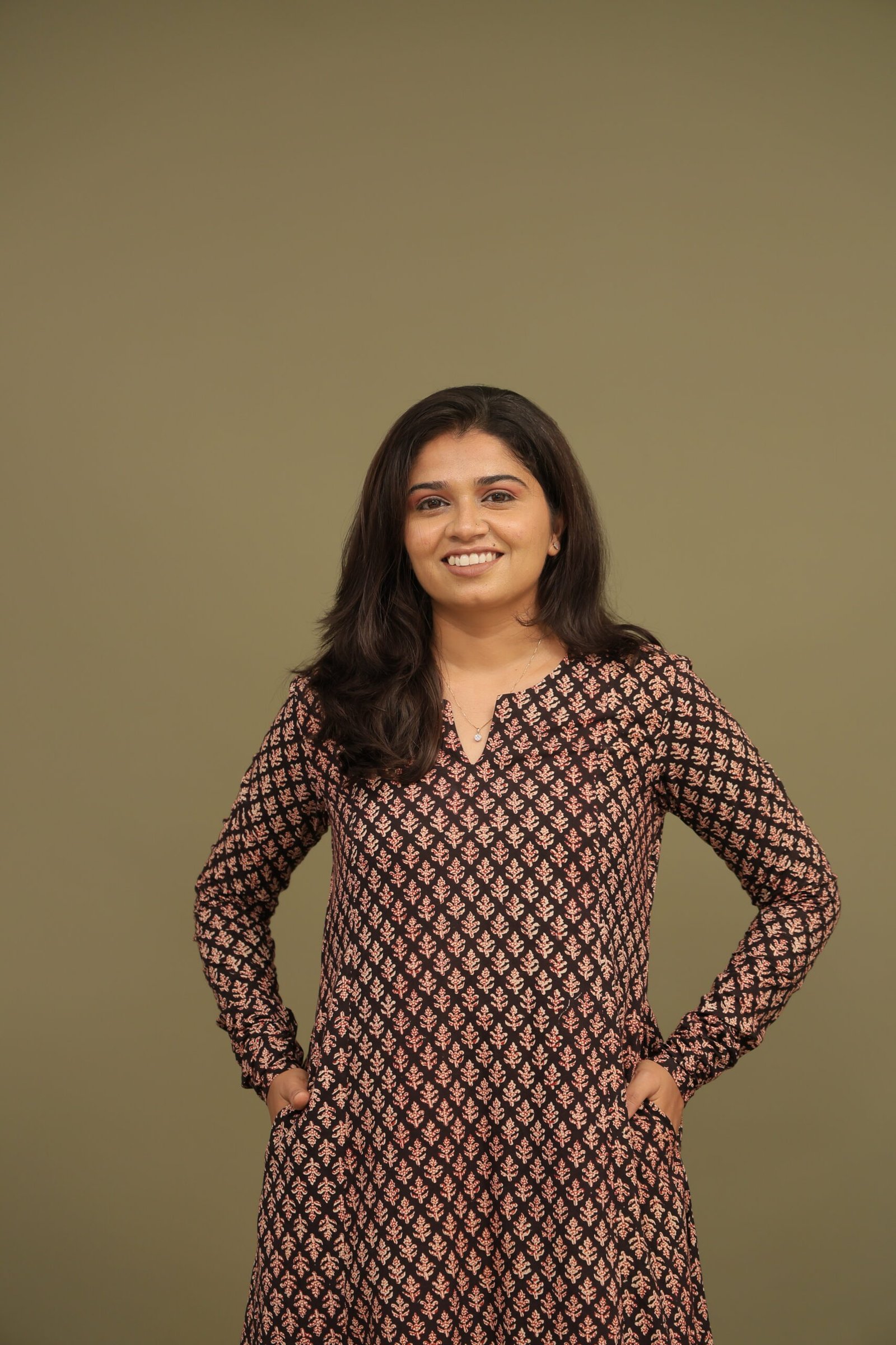 Nargis Bagru Handblock Cotton Kali Kurta - Image 5