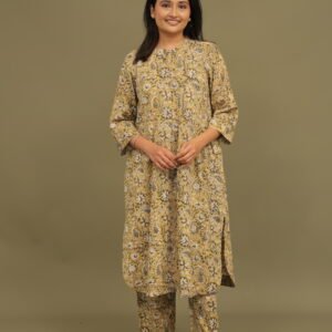 Aditi Bagru Handblock Cotton Co-ord Set