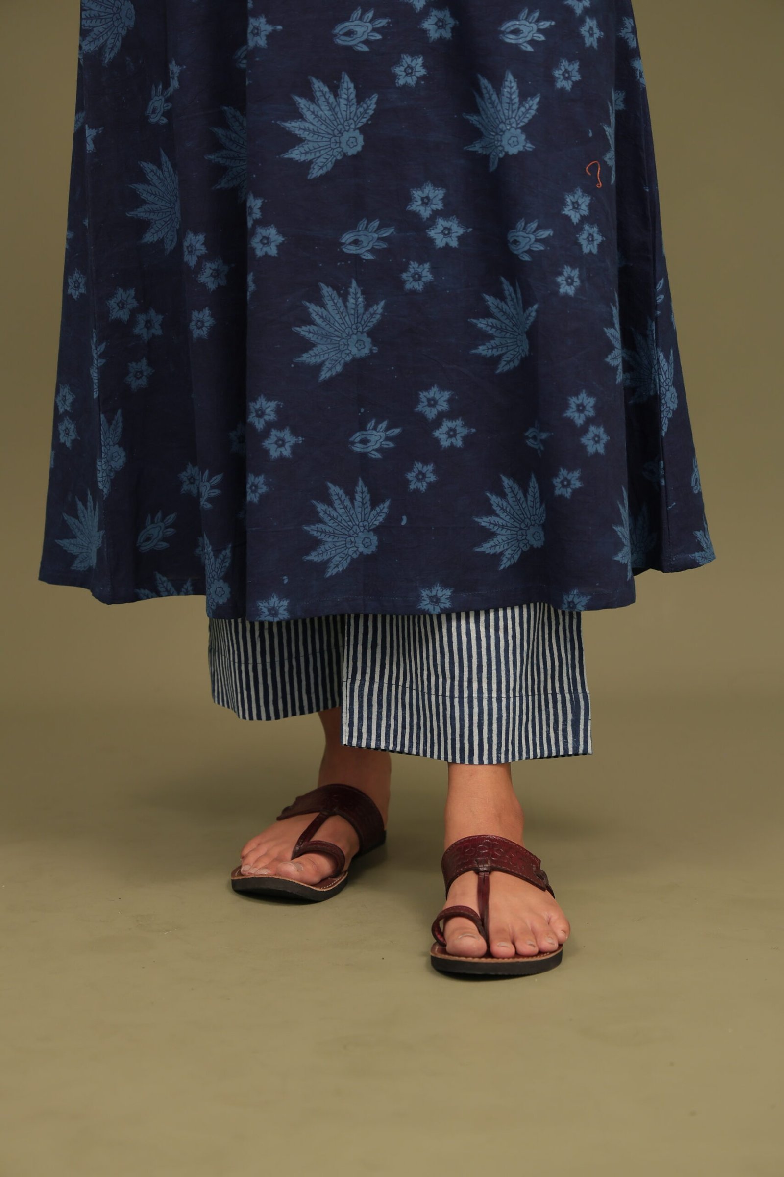 Neel Dabu Handblock Cotton Straight Pant
