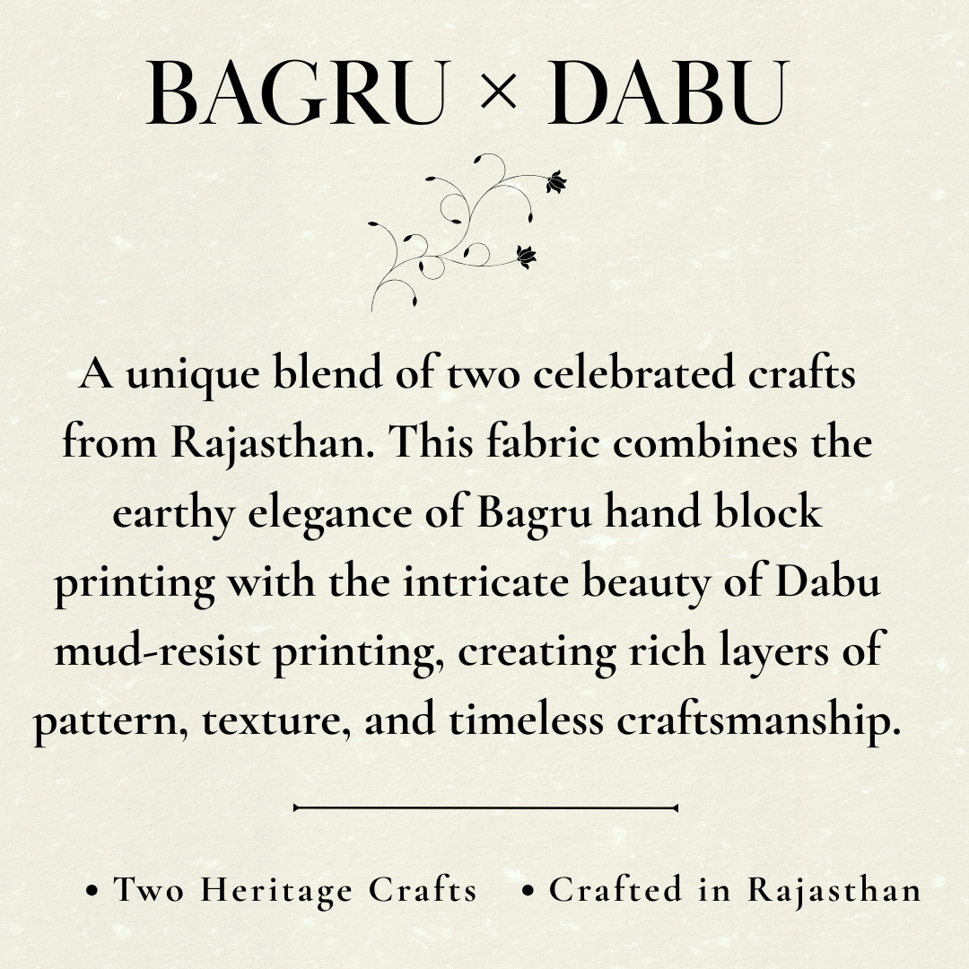 Juhi Bagru Dabu Handblock Cotton A-line Kali Kurta - Image 11